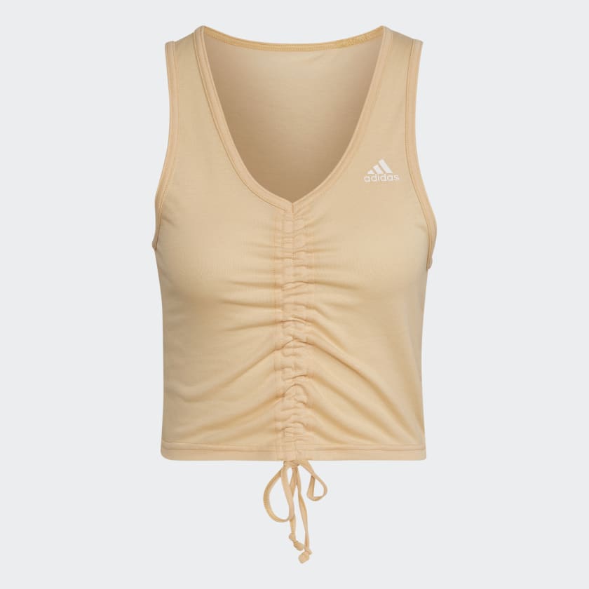 adidas Hyperglam AEROREADY Crop Tank Training Top Orange adidas Canada