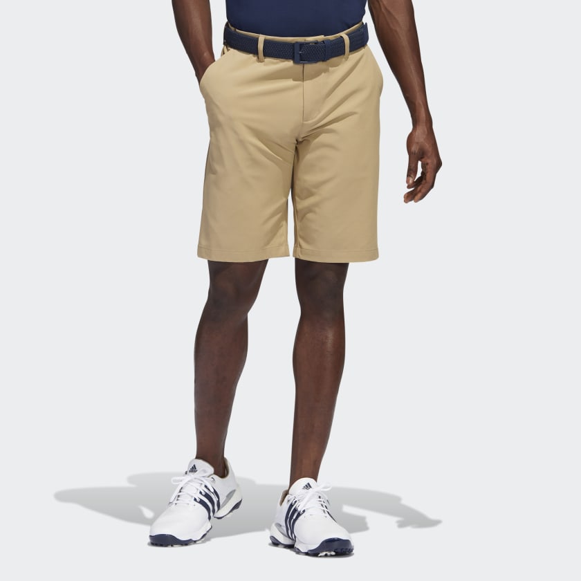 adidas Ultimate365 10-Inch Golf Shorts - Beige, Men's Golf