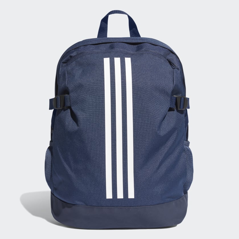 adidas 3-Stripes Power Backpack Medium - Blue | adidas UK