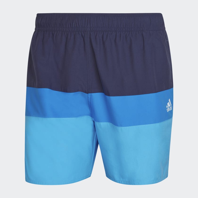 adidas Short-Length Colorblock Swim Shorts - Blue | adidas UK
