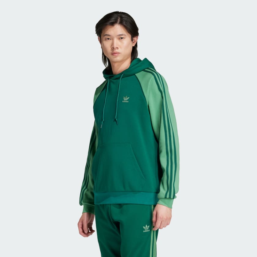 adidas Sweat shirt a capuche Colorblocked SST Vert adidas Belgium