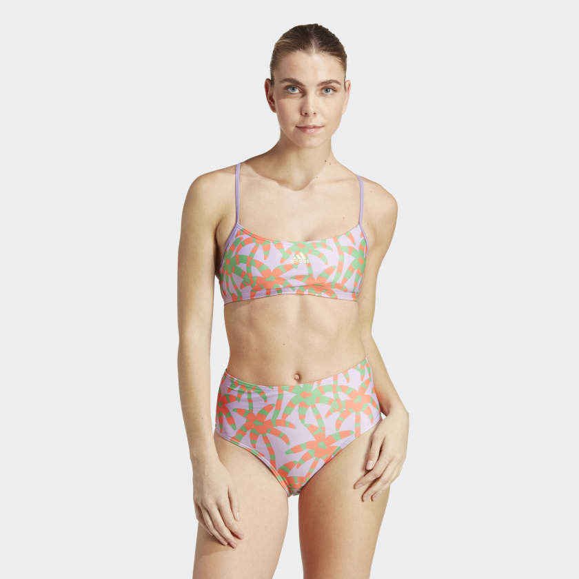 Desfiladero sopa Disparo adidas Farm Bikini - Purple | Women's Swim | adidas US