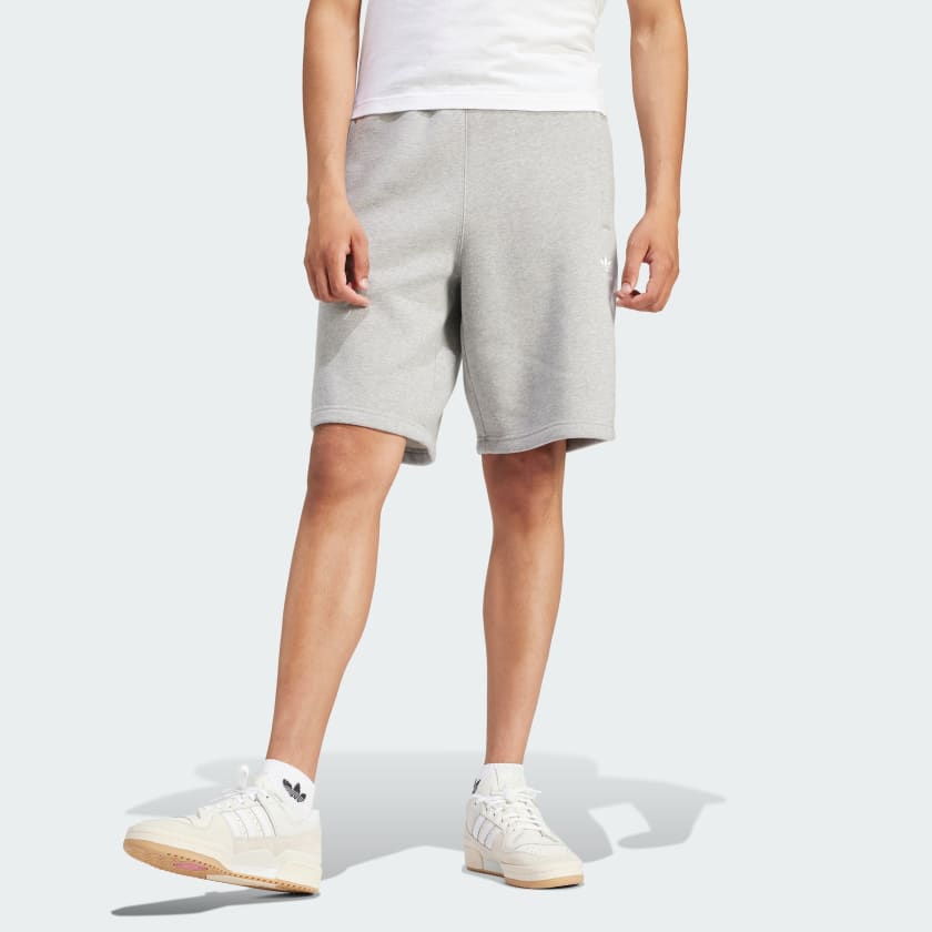 adidas Trefoil Essentials Shorts - Grey | Free Shipping with adiClub ...