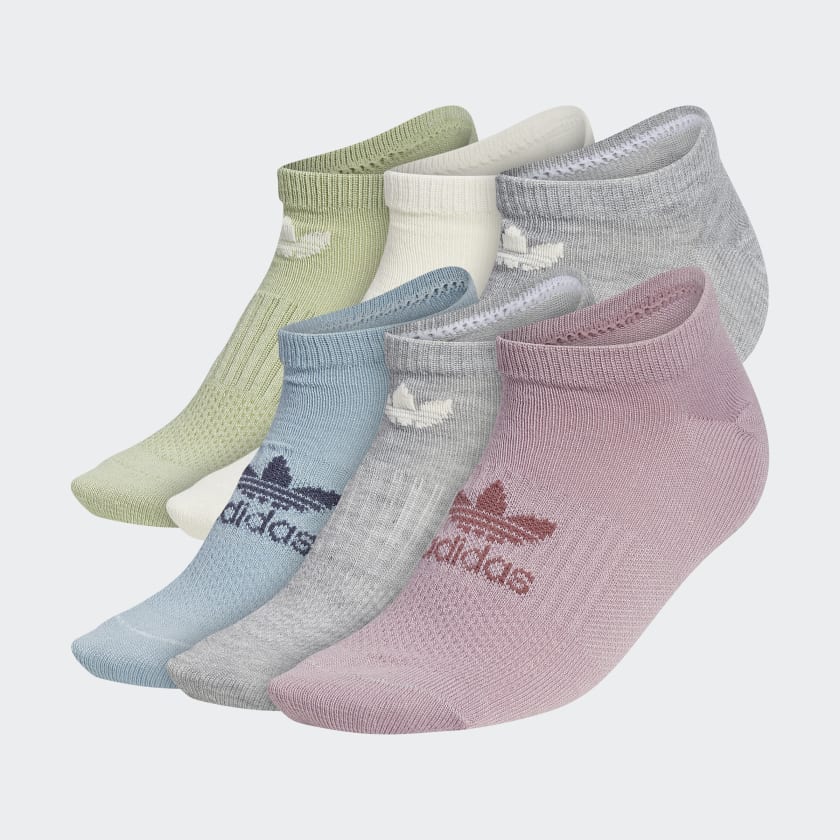 adidas Classic Superlite No-Show Socks 6 Pairs - Purple | Women's ...