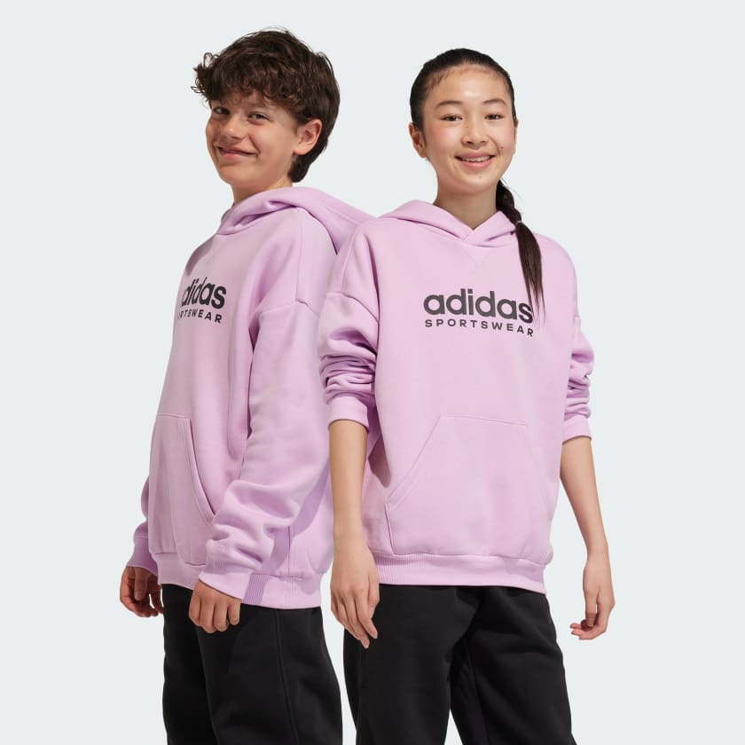adidas Fleece Hoodie Kids - Purple | adidas Canada