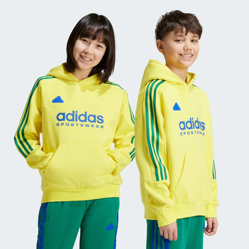 adidas Tiro Nations Pack Hood Kids Yellow Free Shipping with adiClub adidas US