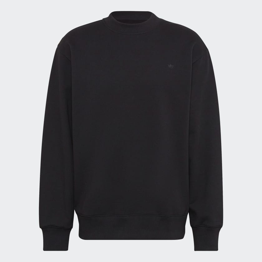 Black french terry sweatshirt shop