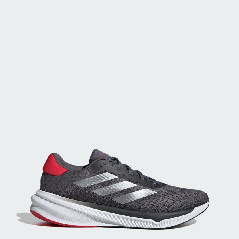 Adidas black and red running shoes deals