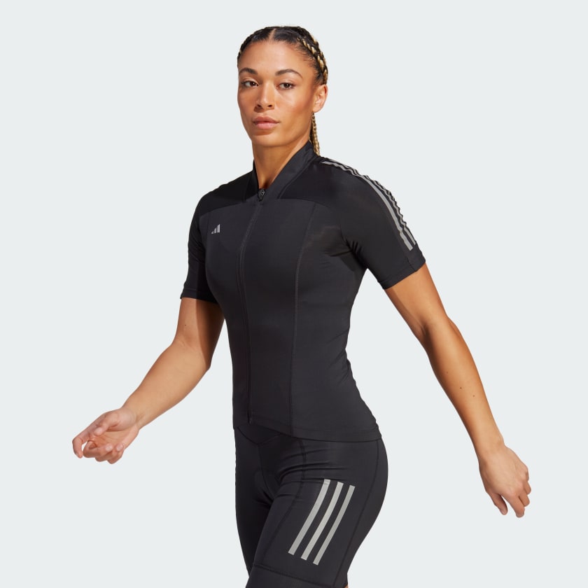 CAMISA MANGA CURTA CICLISMO Preto adidas adidas Brasil