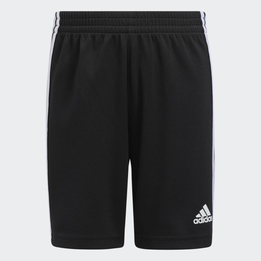 Adidas Boy’s D2M 3-Stripes Climalite Shorts, Black/White, X-Small For Any  Actvty 