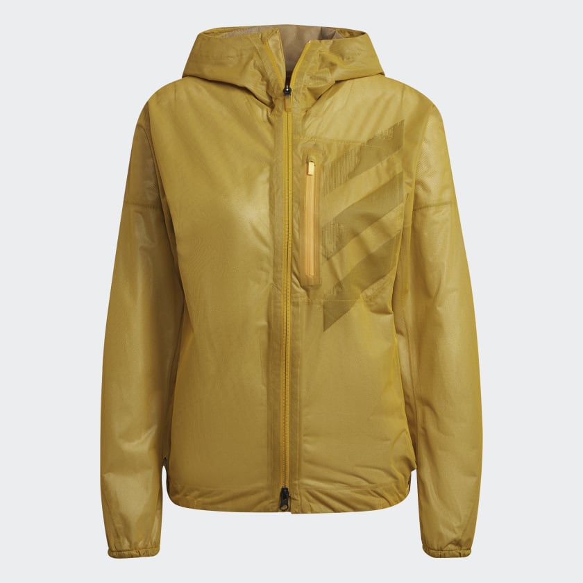 adidas Terrex Agravic Rain Jacket Gold adidas Australia