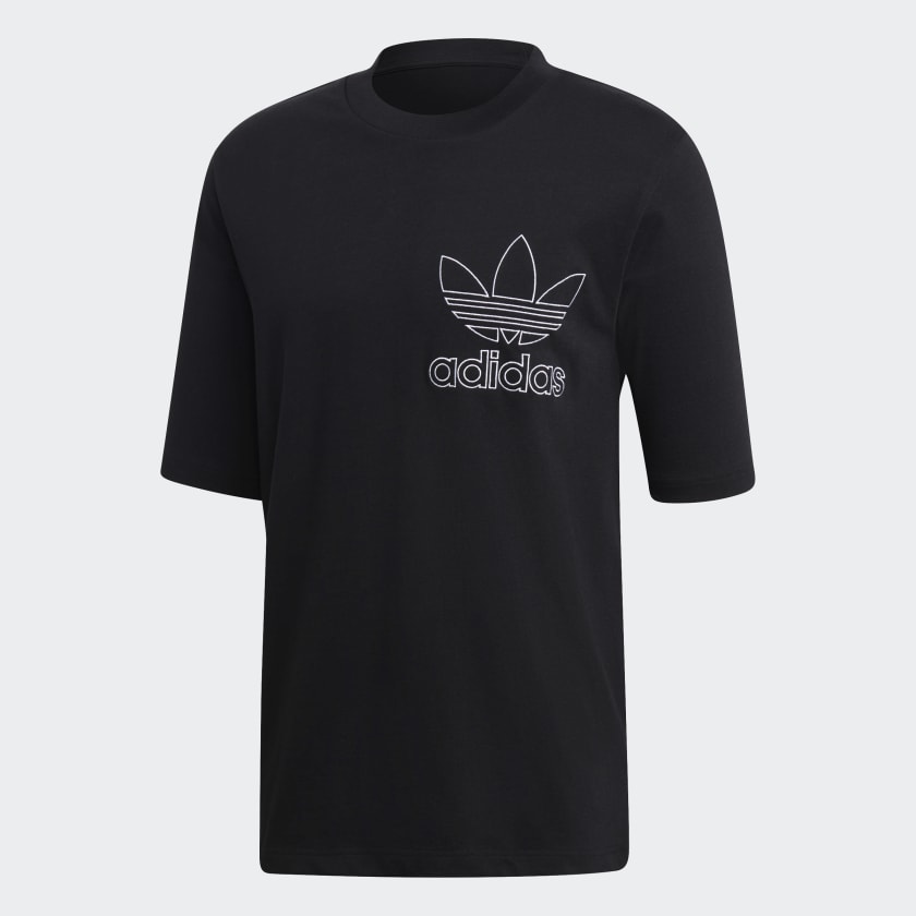 Adidas outline 2025 tee black