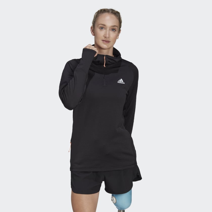 adidas Reflect At Night X-City Long Sleeve Running Top - Blue, Women's  Running