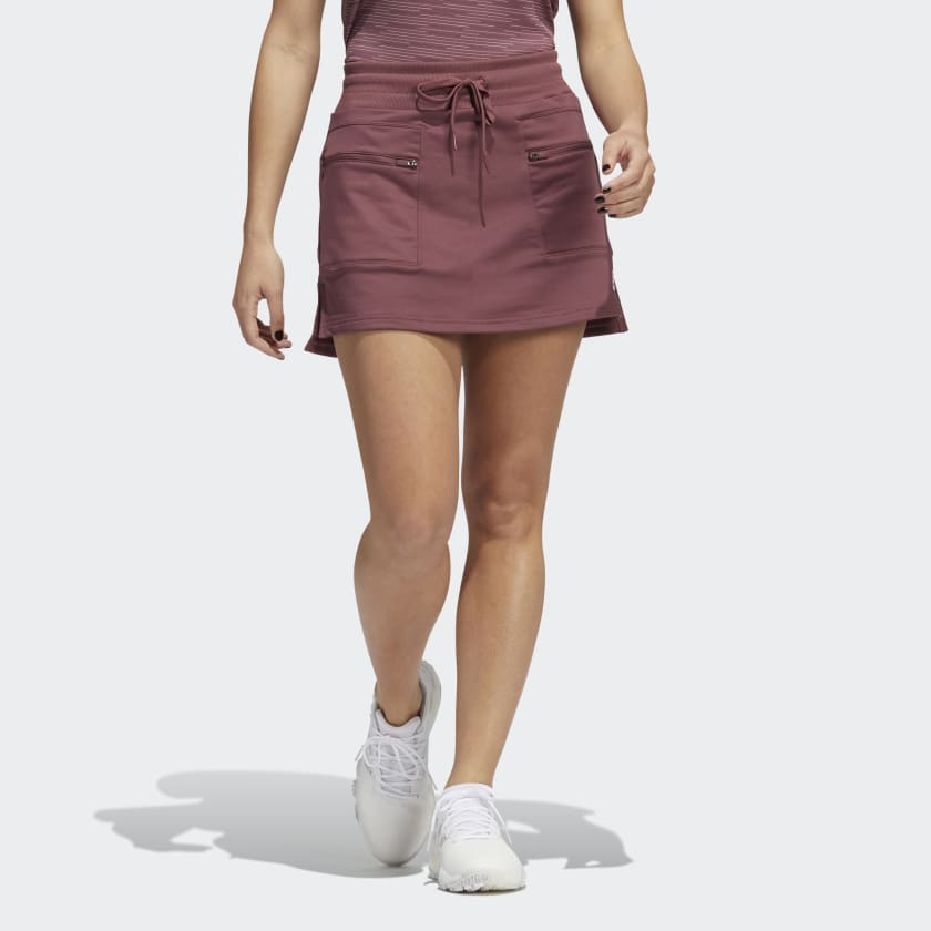 alarma Estrella espía adidas Warp Knit Golf Skort - Burgundy | Women's Golf | adidas US