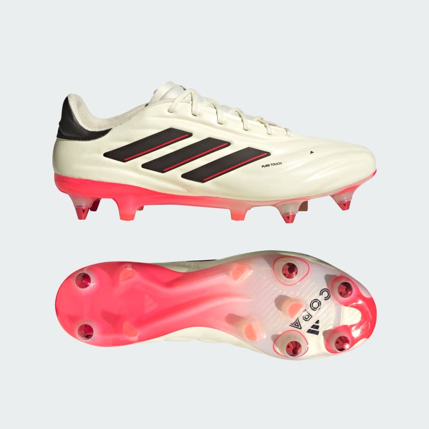 adidas Copa Pure II Elite Soft Ground Boots Beige adidas UK