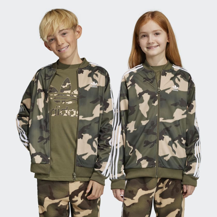 👕 Adidas Camo Sst Track Jacket - Beige | Kids' Lifestyle | Adidas Us 👕
