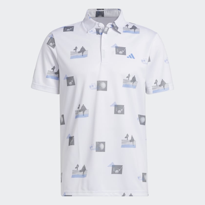 Adidas modern fit golf shirt discount