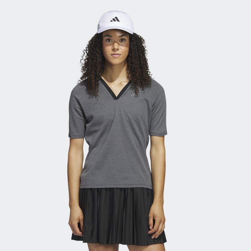 Adidas Ultimate365 Tour No-Show Half-Sleeve Golf Polo Shirt