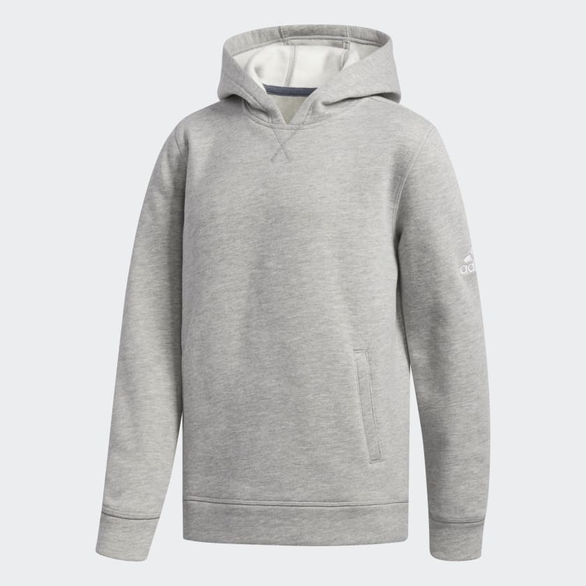 adidas Fleece Hoodie - Grey | Kids' Training | adidas US