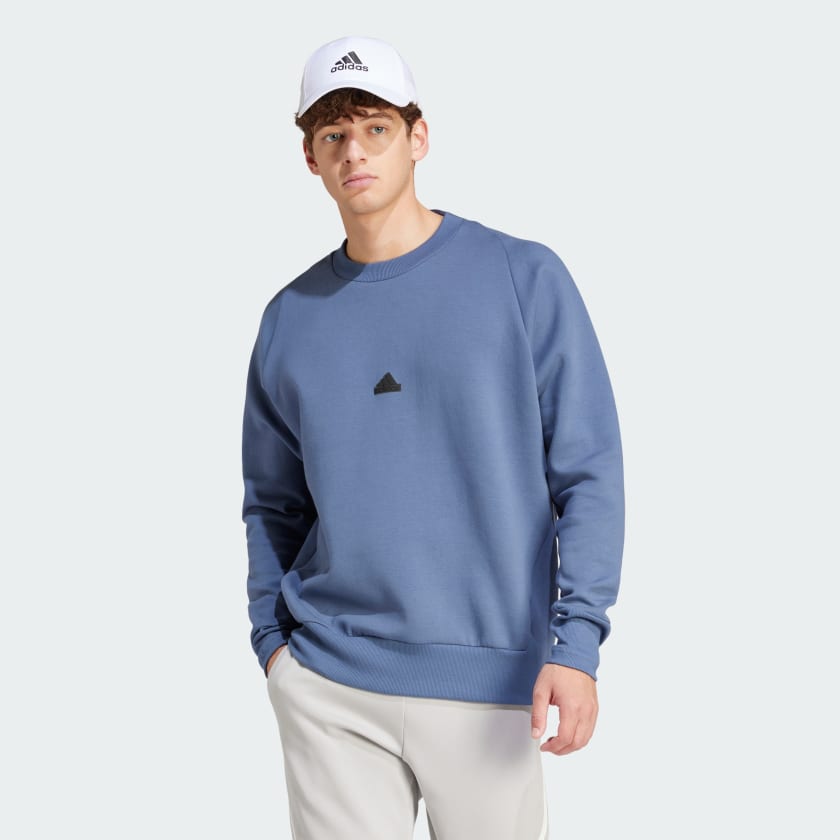 Adidas pullover 2025 grau blau