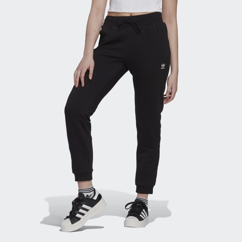 adidas Adicolor Women\'s Essentials Fleece Lifestyle - Slim adidas | Joggers Black US 