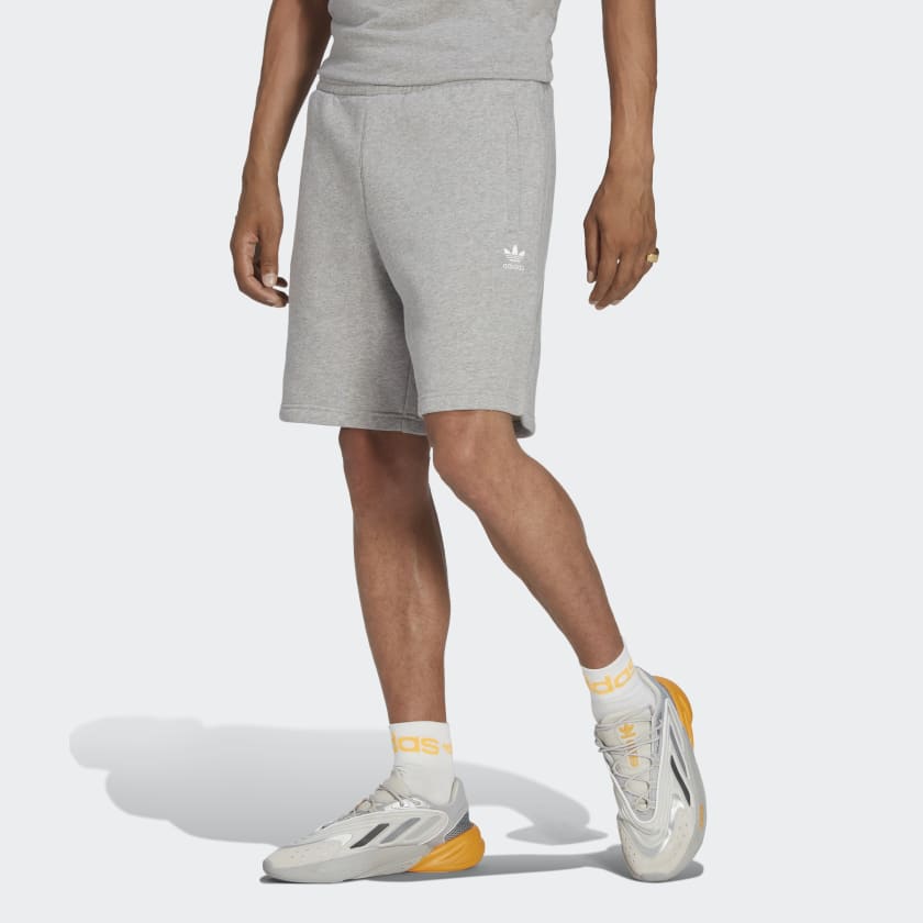 adidas Trefoil Essentials Shorts - adidas | Men\'s Grey US Lifestyle 