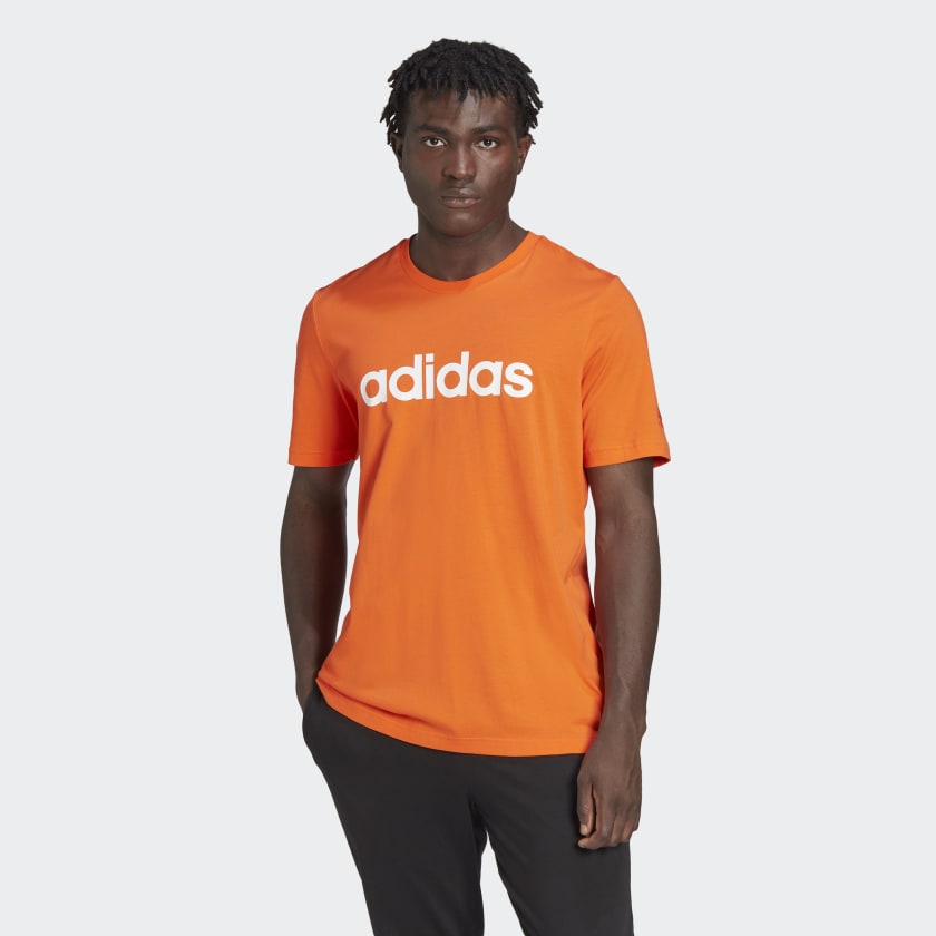 Adidas linear t shirt hotsell