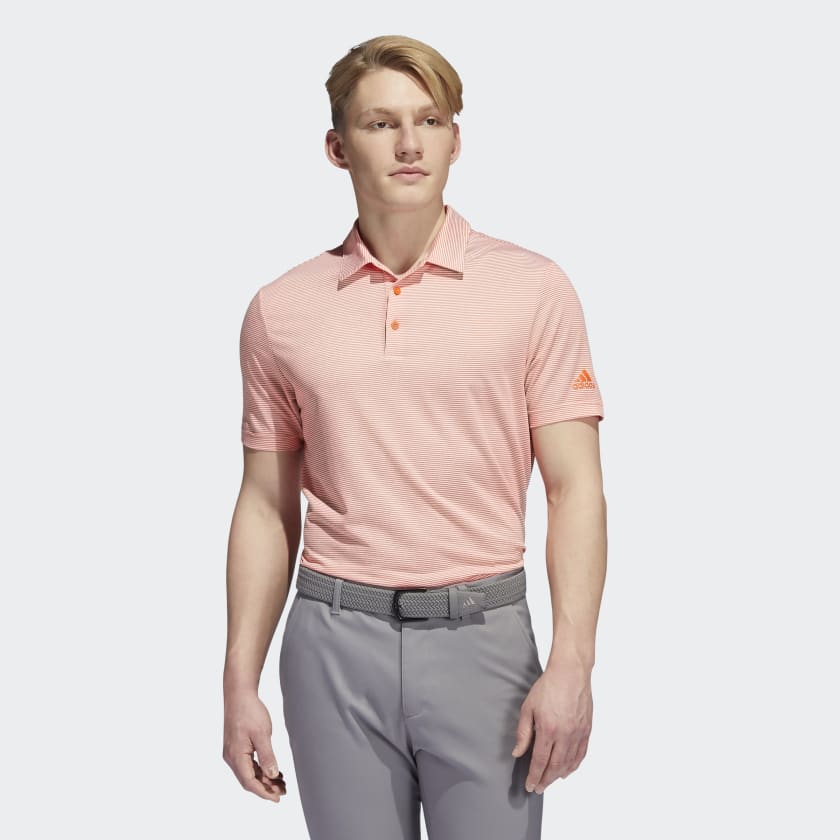 Adidas orange discount polo shirt