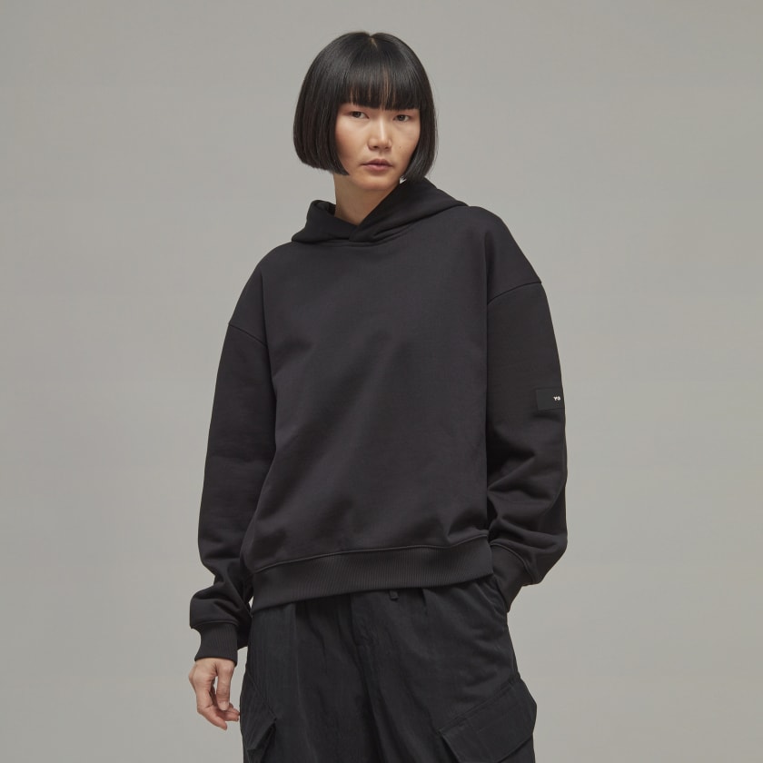 adidas Y-3 Organic Cotton Terry Boxy Hoodie - Black | Women\'s Lifestyle |  adidas US | Sweatshirts