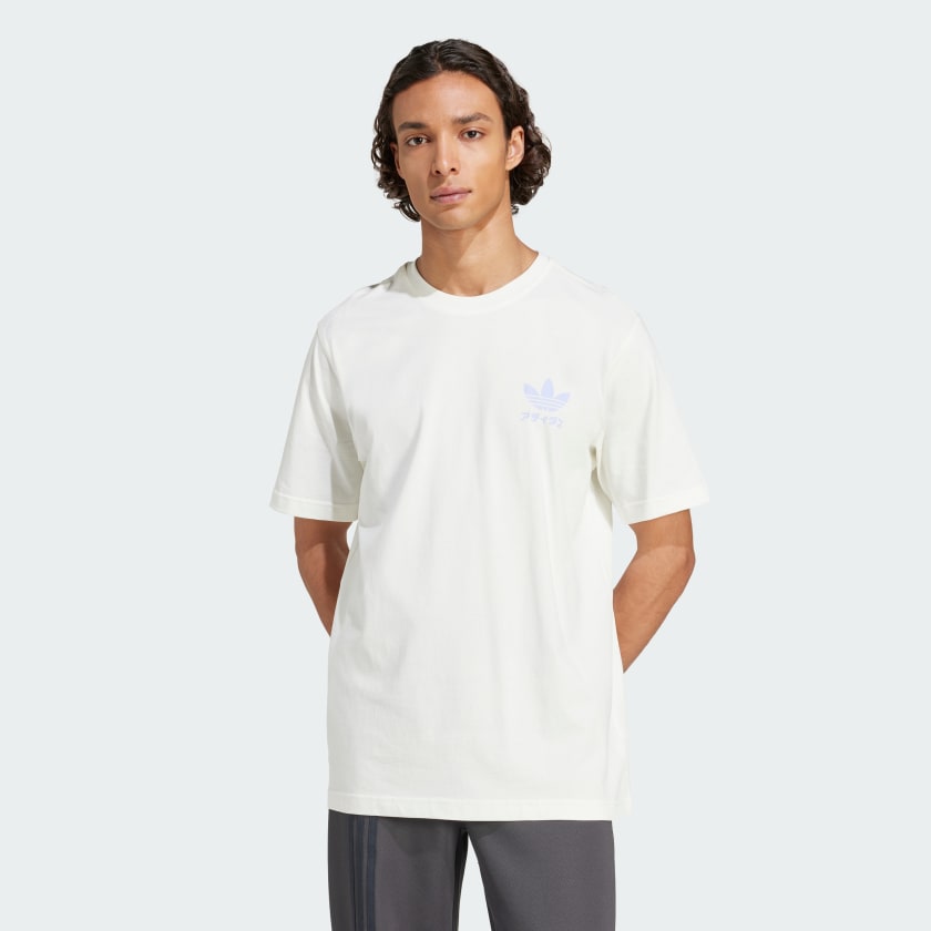 adidas Japanese Mascot Graphic Tee - White | adidas Singapore