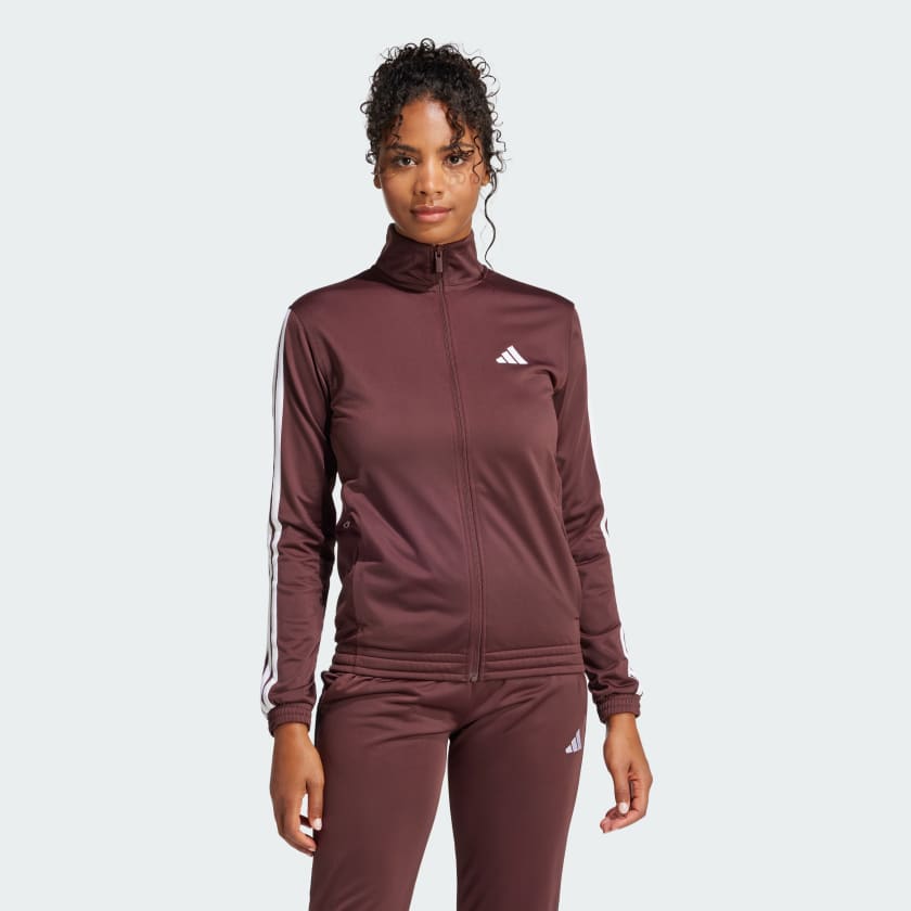 adidas Tricot 3 Stripes Track Jacket Red Free Shipping with adiClub adidas US