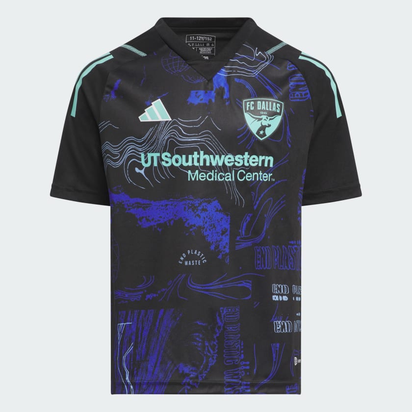 adidas FC Dallas Tiro Graphic Jersey Black Free Shipping with adiClub adidas US