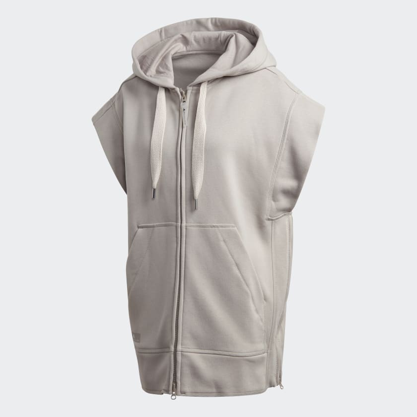 Adidas sleeveless online hoodie women's