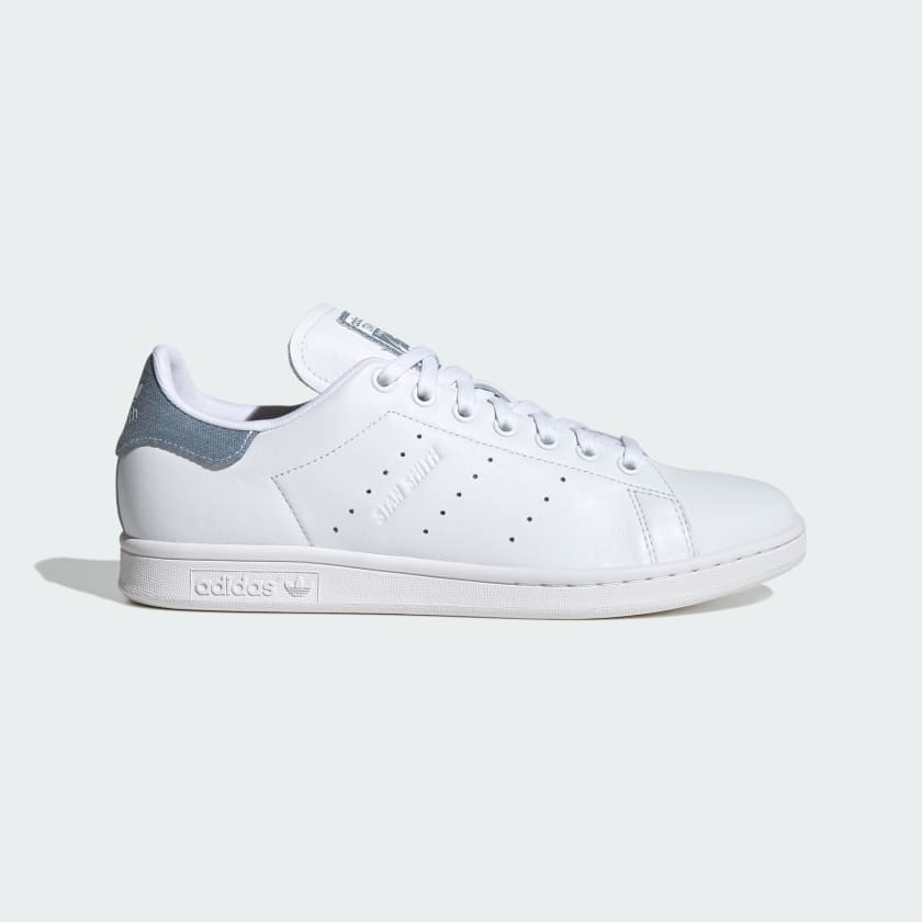 Stan smith blanco hot sale y azul