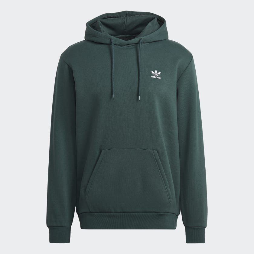 Men s Adicolor Essentials Trefoil Hoodie Green adidas CA
