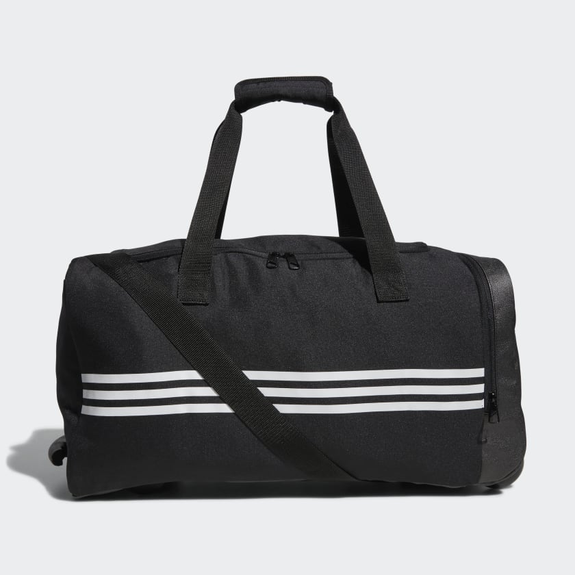 adidas Originals trefoil logo travel bag in black | ASOS