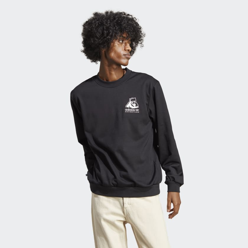 adidas Adventure Sweatshirt - Black | Lifestyle | adidas