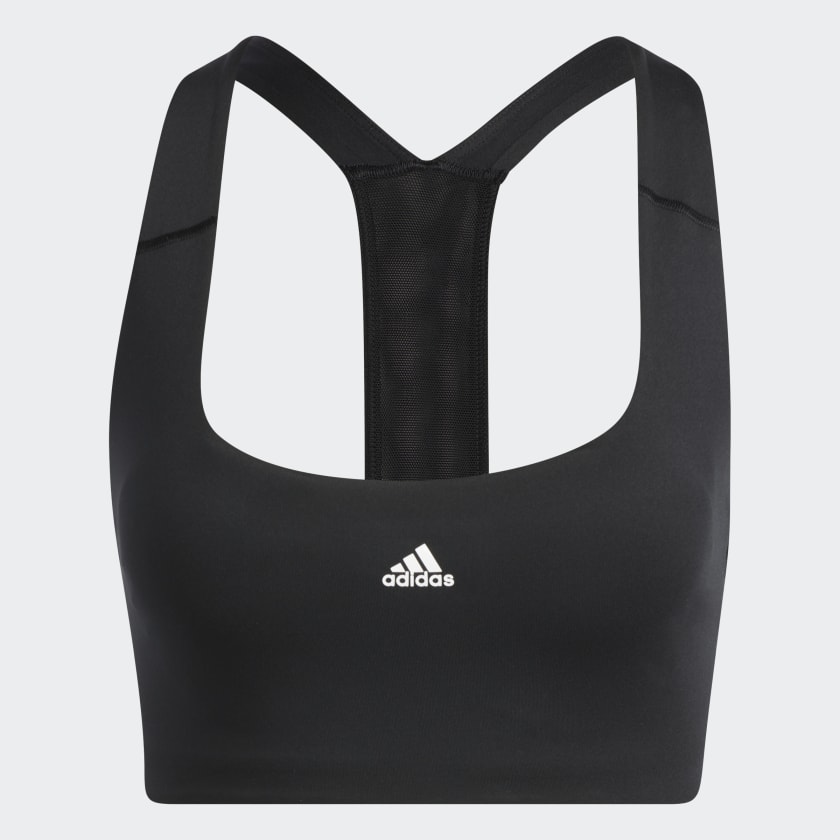adidas womens Tlrd Impact Training High Support Sports Bra, Black/White,  X-Small US at  Women's Clothing store