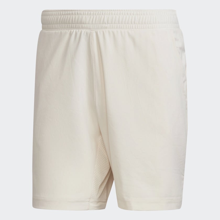 adidas Ergo Primeblue 7 Inch Shorts Beige Men s Tennis adidas