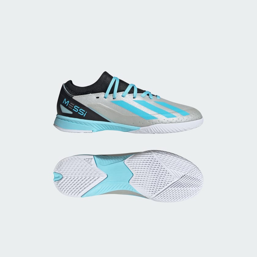 adidas X Crazyfast Messi.3 Indoor Boots - Silver | adidas UK