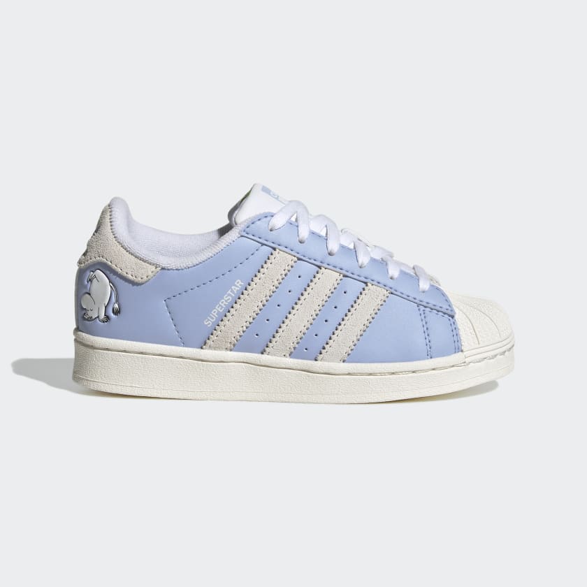 Superstar metallic dames blauw Clearance