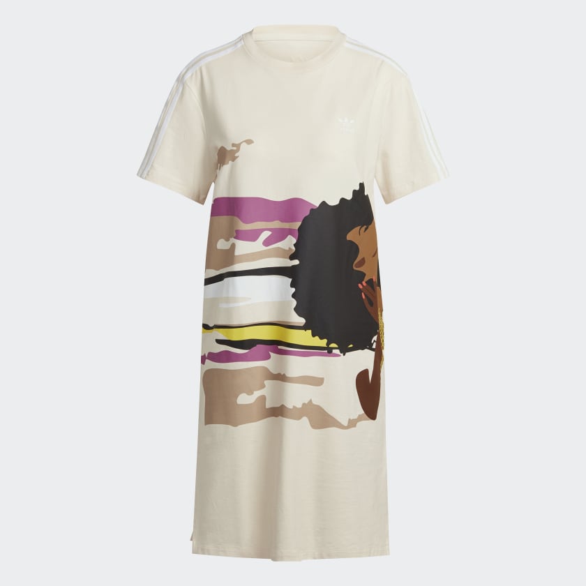 adidas Thebe Magugu Tee Dress Beige adidas Thailand