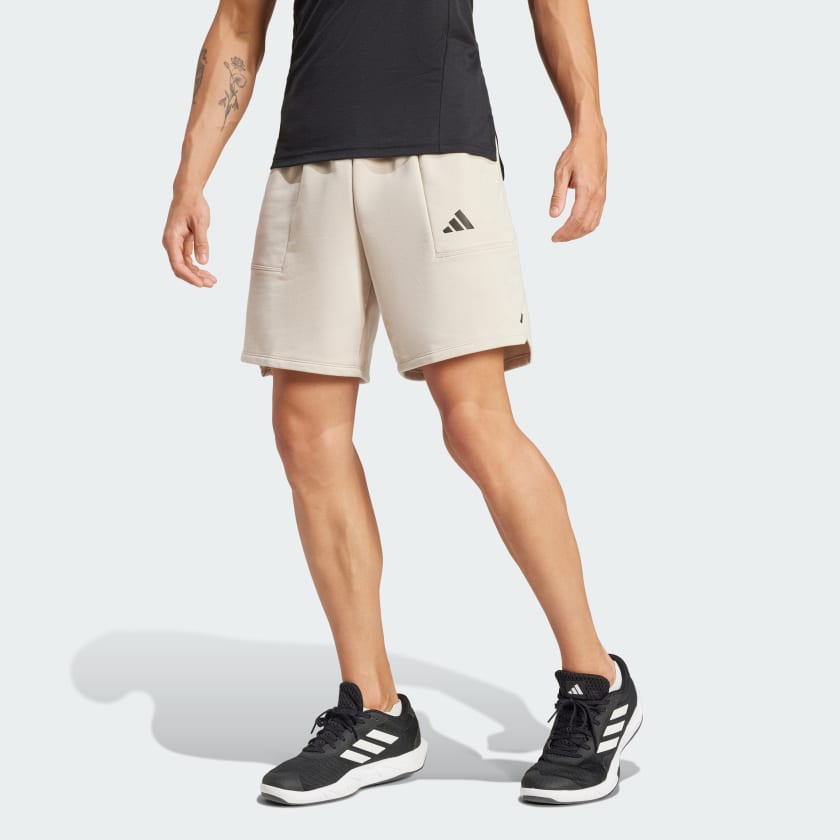 Adidas Men s Pump Workout 9 Shorts XXL Wonder Beige