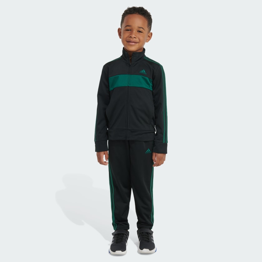 adidas Two-Piece Essential Tricot Jacket Set - Black | Kids' Training ...