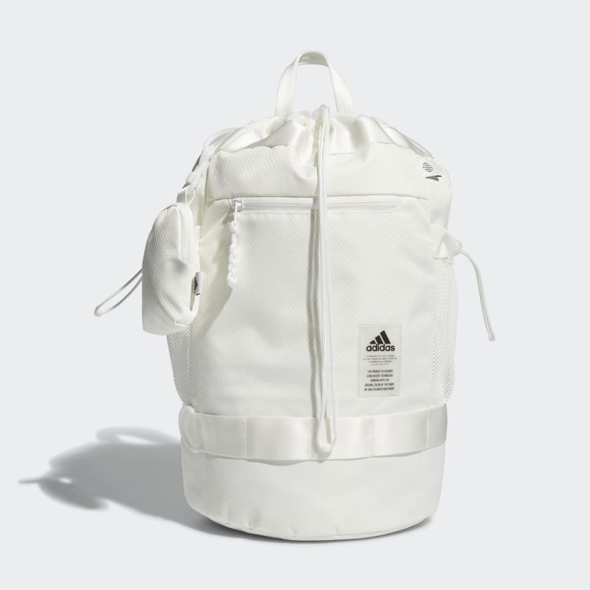 Laster touw Bewusteloos adidas Non-Dyed Bucket Backpack - White | unisex training | adidas US