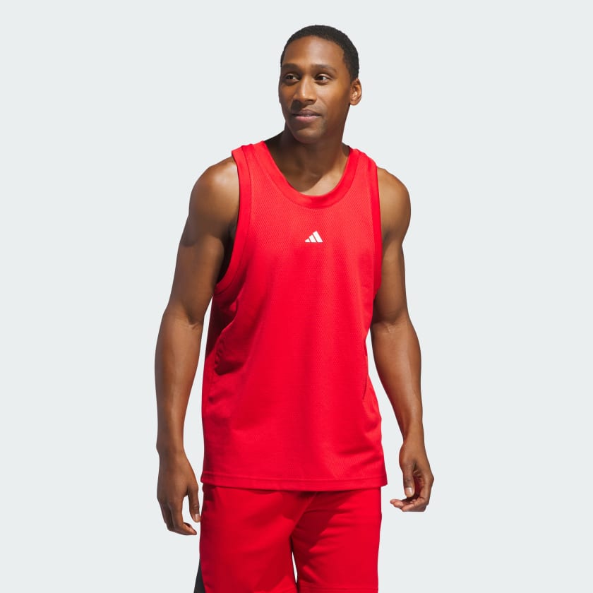 adidas Basketball Legends Tank Top - Red | Men's Basketball | adidas US