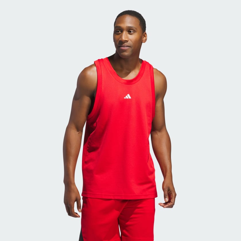 Adidas tank clearance top herren rot