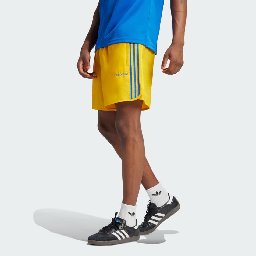 Adidas Shorts Football Crew Amarillo Hombre Lifestyle M