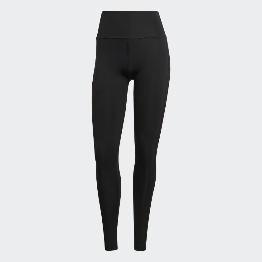 Black adidas striped leggings sale