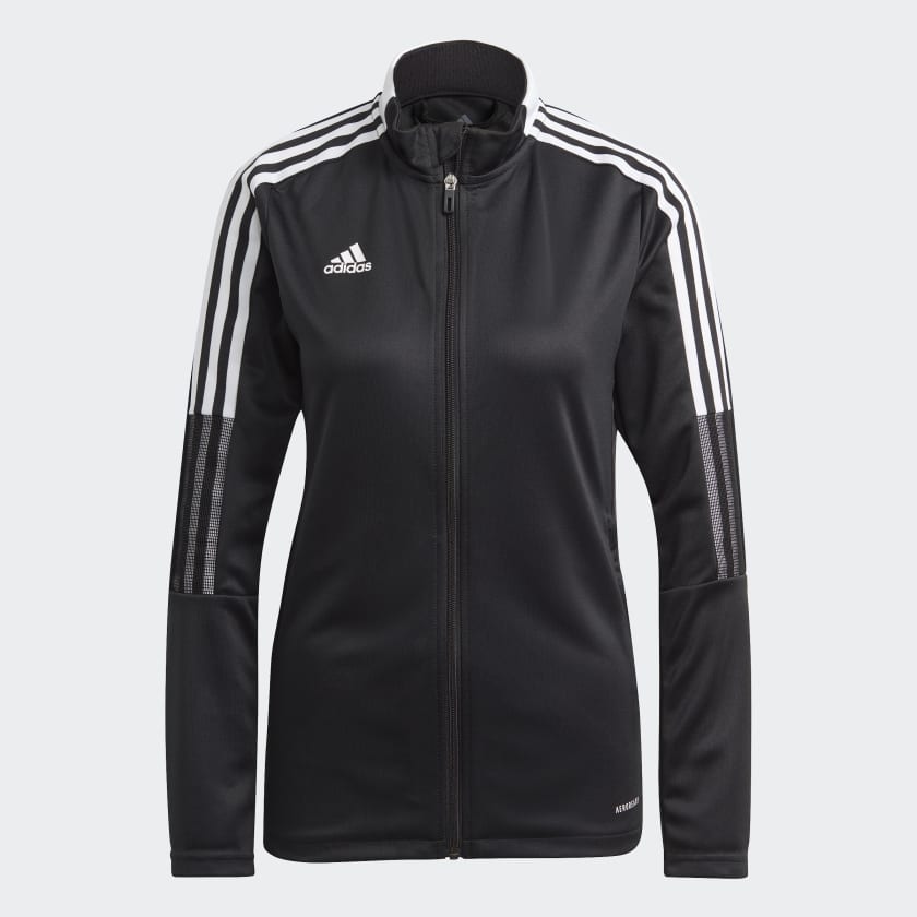 adidas Tiro 21 Track Soccer Jacket - Black